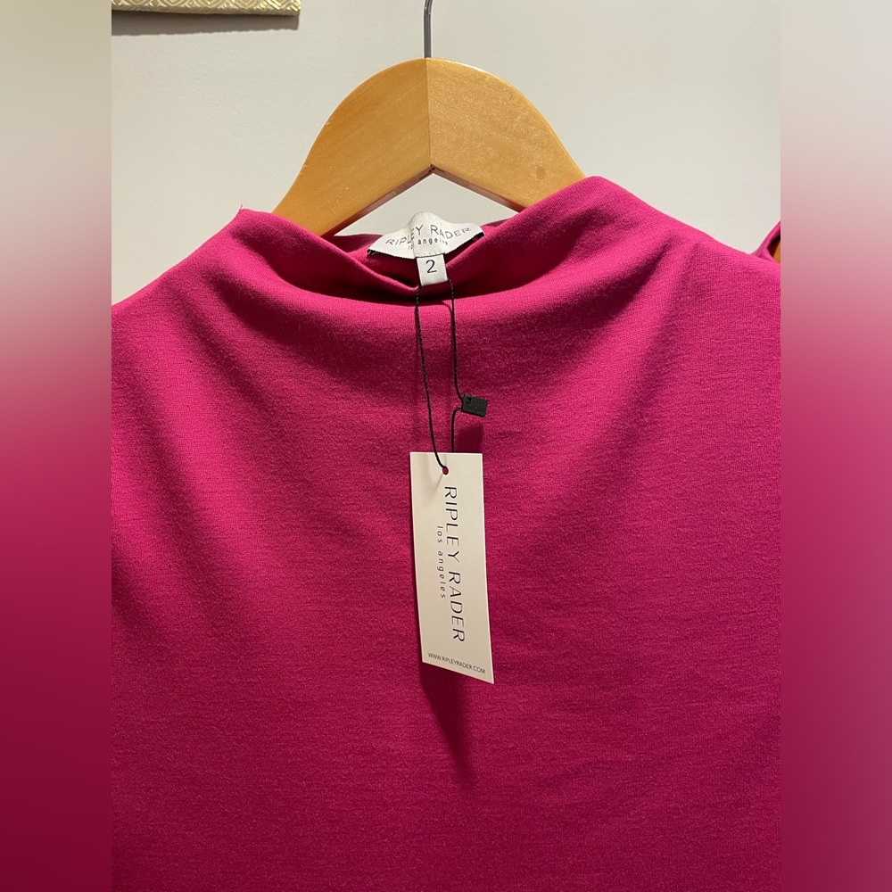 Ripley Rader FUCHSIA PONTE KNIT SKYE DRESS - Picture 8 of 8